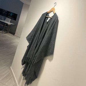 Fashion Nova Out On The Town Wrap Sweater - Charcoal Size S / M